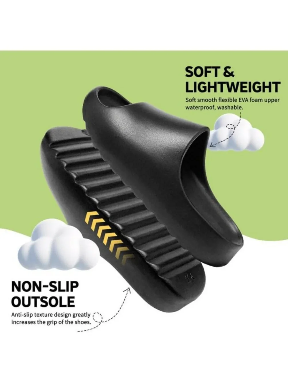 Cozy Kids Cloud Slides | Non-Slip Pillow Slippers for Boys & Girls, Comfort